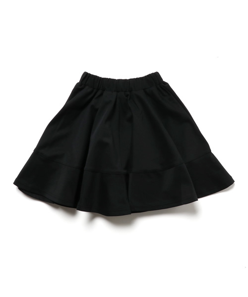 CHUBBYGANG(チャビーギャング)の「ボックスロゴサーキュラースカート(スカート・キッズ・ブラック・110/130/150/140/160/100/120)」の2枚目の写真