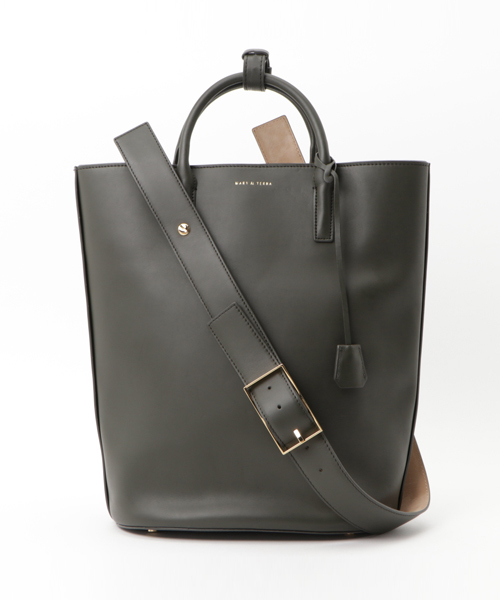 Journal Standard ジャーナルスタンダード の Mary Al Terna メアリ オル ターナ スムースレザーバケツ型トートバッグ ショルダーバッグ Wear