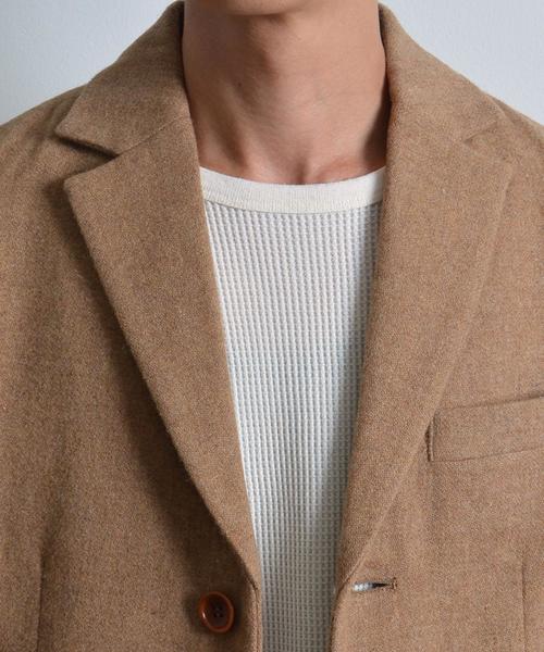 SHIPS JET BLUE（シップスジェットブルー）の「SHIPS JET BLUE: ウールチェスターコート 16AW■（チェスターコート・メンズ・キャメル/グレー/チャコールグレー/ネイビー/オリーブ・SMALL/LARGE/MEDIUM/X-LARGE）」の10枚目の写真