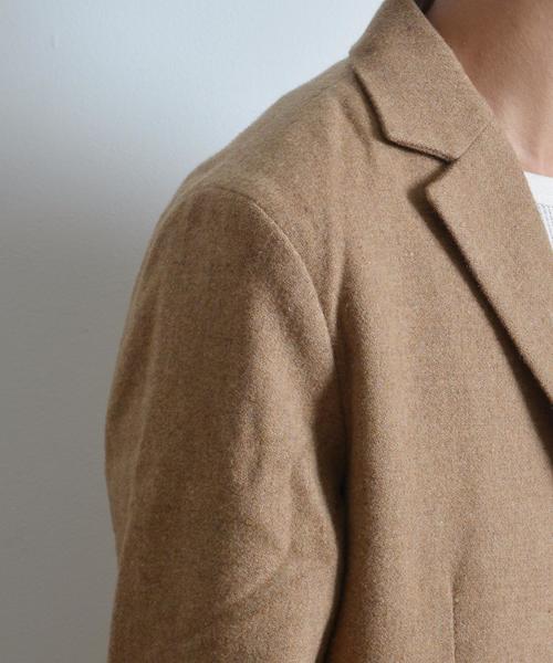 SHIPS JET BLUE（シップスジェットブルー）の「SHIPS JET BLUE: ウールチェスターコート 16AW■（チェスターコート・メンズ・キャメル/グレー/チャコールグレー/ネイビー/オリーブ・SMALL/LARGE/MEDIUM/X-LARGE）」の11枚目の写真