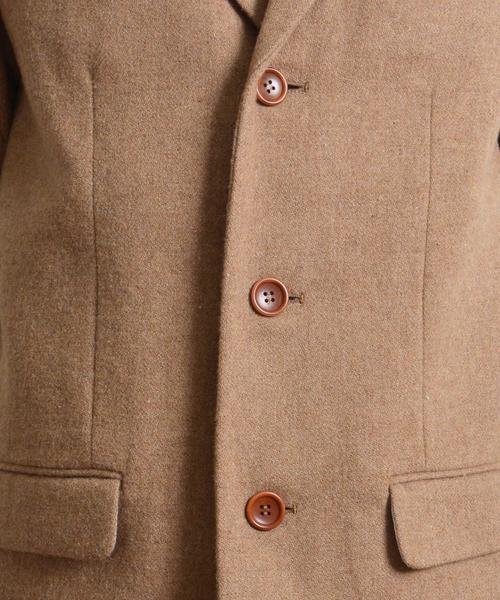SHIPS JET BLUE（シップスジェットブルー）の「SHIPS JET BLUE: ウールチェスターコート 16AW■（チェスターコート・メンズ・キャメル/グレー/チャコールグレー/ネイビー/オリーブ・SMALL/LARGE/MEDIUM/X-LARGE）」の14枚目の写真