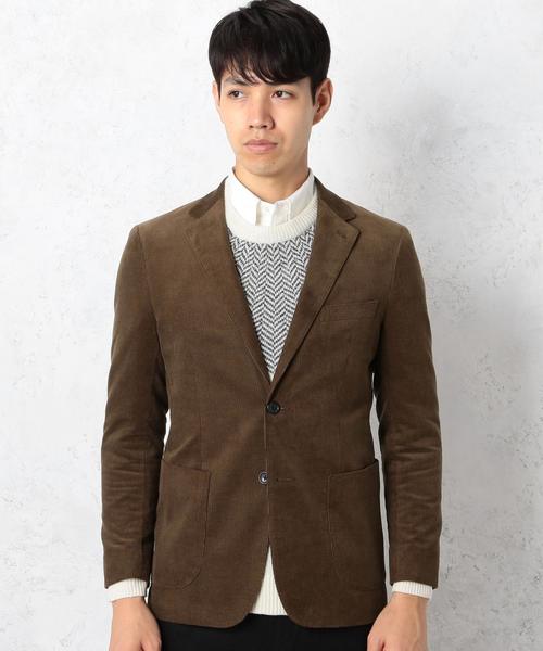 green label relaxing（グリーンレーベルリラクシング）の「KT コーデュロイ NT 2B ジャケット◆（テーラードジャケット・メンズ・ブラウン/ネイビー・SMALL/X-LARGE/MEDIUM/LARGE）」の16枚目の写真