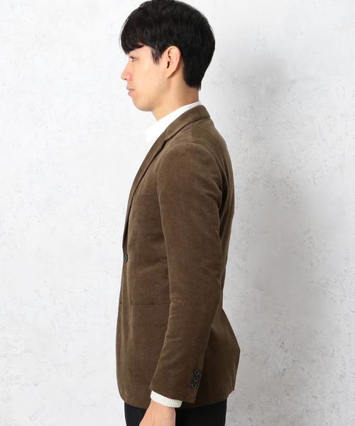 green label relaxing（グリーンレーベルリラクシング）の「KT コーデュロイ NT 2B ジャケット◆（テーラードジャケット・メンズ・ブラウン/ネイビー・SMALL/X-LARGE/MEDIUM/LARGE）」の17枚目の写真