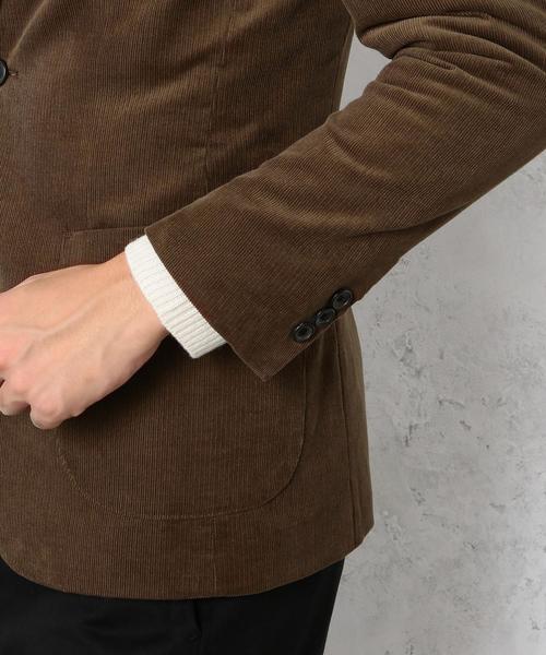 green label relaxing（グリーンレーベルリラクシング）の「KT コーデュロイ NT 2B ジャケット◆（テーラードジャケット・メンズ・ブラウン/ネイビー・SMALL/X-LARGE/MEDIUM/LARGE）」の11枚目の写真