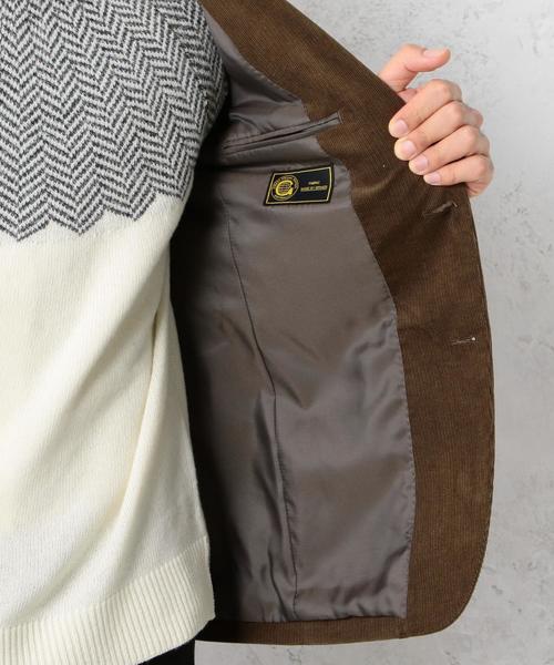 green label relaxing（グリーンレーベルリラクシング）の「KT コーデュロイ NT 2B ジャケット◆（テーラードジャケット・メンズ・ブラウン/ネイビー・SMALL/X-LARGE/MEDIUM/LARGE）」の12枚目の写真
