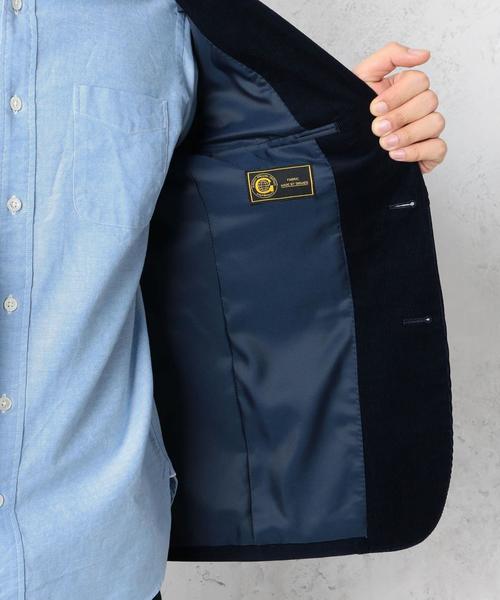 green label relaxing（グリーンレーベルリラクシング）の「KT コーデュロイ NT 2B ジャケット◆（テーラードジャケット・メンズ・ブラウン/ネイビー・SMALL/X-LARGE/MEDIUM/LARGE）」の7枚目の写真