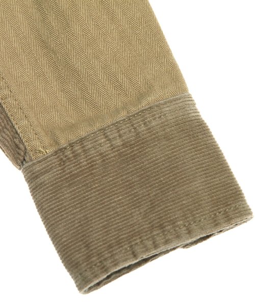 F.O.KIDS（エフオーキッズ）の「エイジングリメイクシャツ（シャツ/ブラウス・キッズ・キャメル/カーキ・100/120/110/130/95/90/140/80）」の5枚目の写真