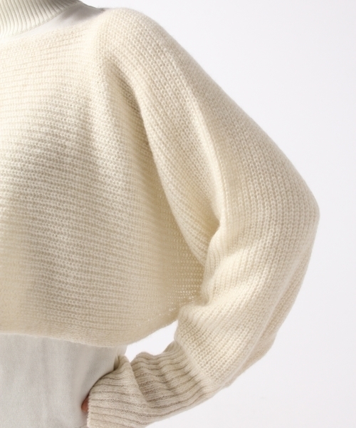 HARE（ハレ）の「２ピースマルチWAYニットプルオーバー(HARE)（ニット/セーター・レディース・オフホワイト/ブラウン/ネイビー・FREE）」の19枚目の写真