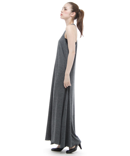 ROSE BUD（ローズバッド）の「MUSCLE TANK MAXI DRESS（ワンピース・レディース・グレー/チャコールグレー・ONE SIZE/ONE）」の3枚目の写真