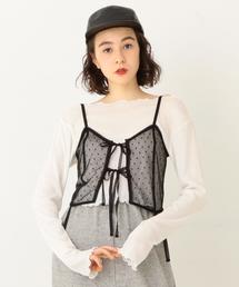 Another Edition | ドットチュールキャミ(キャミソール)