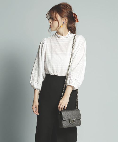 PLAIN CLOTHING(プレーンクロージング)の「ダイヤ柄ステッチチェーンバッグ【PLAIN CLOTHING】(ショルダーバッグ・レディース・ブラック/ネイビー/レッド/グレー・FREE)」の16枚目の写真