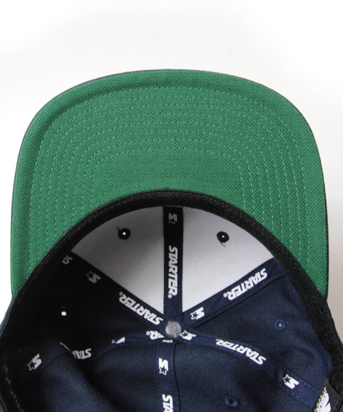 STARTER BLACK LABEL（スターターブラックレーベル）の「STARTER BLACK LABEL　アメリカスターキャップ（キャップ・メンズ・ブラック/ネイビー・FREE）」の4枚目の写真