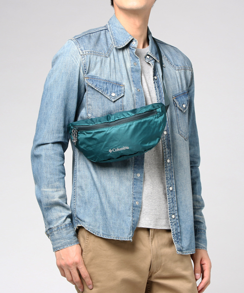 Columbia（コロンビア）の「キャッスルロックヒップバッグ（ボディバッグ/ウエストポーチ・メンズ・グリーン/レッド/ブラック/ネイビー/ダークベージュ/ブルー・ONE SIZE）」の10枚目の写真