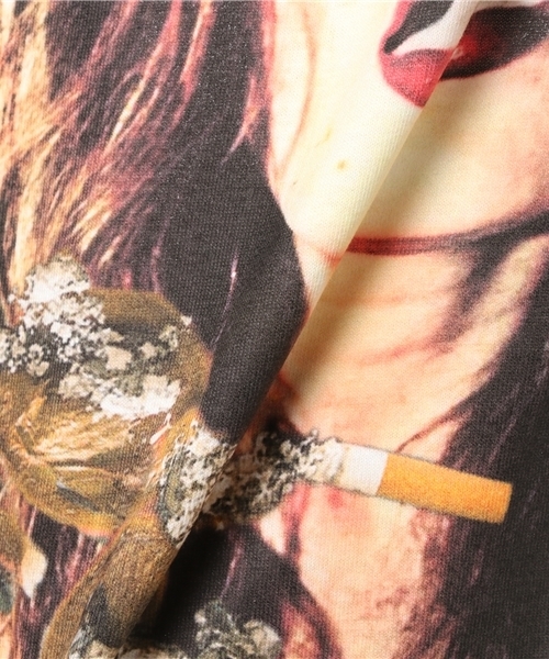 LIBERTY CITY（リバティシティ）の「【LIBERTY CITY/リバティーシティ】[SMOKING DIE YOUNGER] Tシャツ（Tシャツ/カットソー・メンズ・ホワイト/グレー・1/2/3）」の9枚目の写真