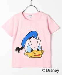 GLOBAL WORK | 【キッズ】ディズニーフェイスプリントTシャツ半袖/749308(Tシャツ/カットソー)