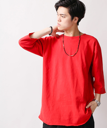 WEGO | WEGO/ピグメント5分袖ラウンドカットソー(Tシャツ/カットソー)