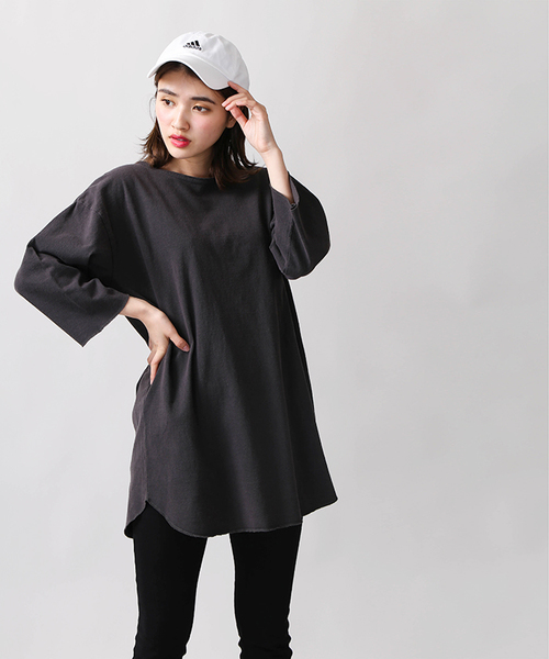 WEGO(ウィゴー)の「WEGO/ピグメント5分袖ラウンドカットソー(Tシャツ/カットソー・メンズ・オレンジ/スミクロ/ロイヤルブルー/レッド・LARGE/MEDIUM)」の12枚目の写真