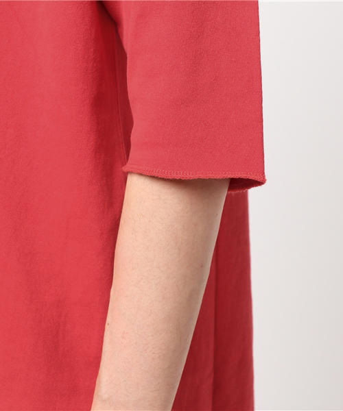 WEGO(ウィゴー)の「WEGO/ピグメント5分袖ラウンドカットソー(Tシャツ/カットソー・メンズ・オレンジ/スミクロ/ロイヤルブルー/レッド・LARGE/MEDIUM)」の16枚目の写真