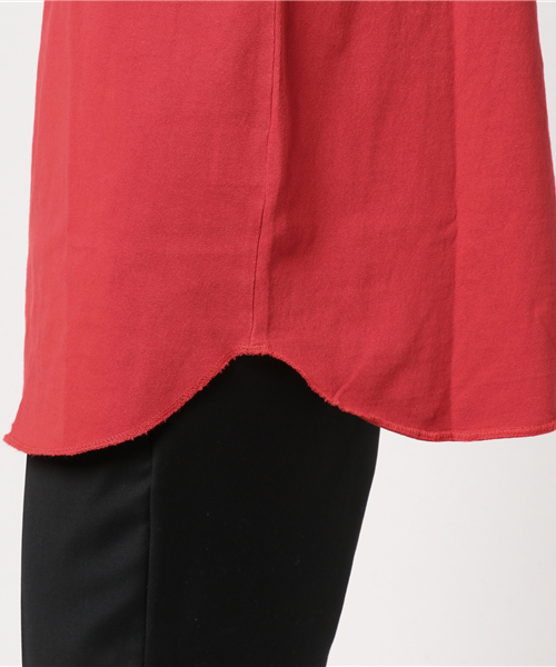 WEGO(ウィゴー)の「WEGO/ピグメント5分袖ラウンドカットソー(Tシャツ/カットソー・メンズ・オレンジ/スミクロ/ロイヤルブルー/レッド・LARGE/MEDIUM)」の17枚目の写真