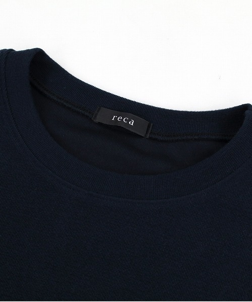 reca(レカ)の「切り替え花柄レースデザインカットソー(Tシャツ/カットソー・レディース・ネイビー/ライトブルー/ピンク系その他/オフホワイト・FREE)」の13枚目の写真
