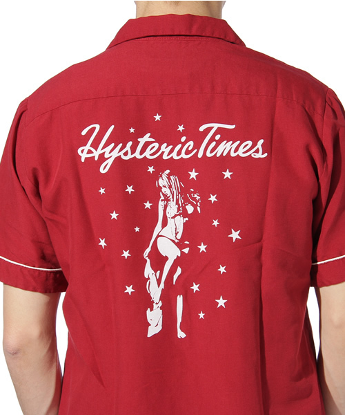 HYSTERIC GLAMOUR（ヒステリックグラマー）の「HYS TIMES pt 半袖ボーリングSH（シャツ/ブラウス・メンズ・レッド/ネイビー/ブラック・SMALL/MEDIUM/LARGE）」の11枚目の写真