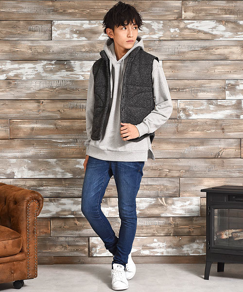 MinoriTY（マイノリティ）の「ストレッチスーパースキニーデニムパンツ（デニムパンツ・メンズ・ブラック/サックスブルー/ブルー系その他/ホワイト/グレー/インディゴブルー・M/XL/S/L）」の10枚目の写真