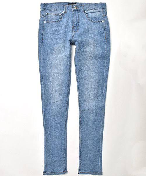 MinoriTY（マイノリティ）の「ストレッチスーパースキニーデニムパンツ（デニムパンツ・メンズ・ブラック/サックスブルー/ブルー系その他/ホワイト/グレー/インディゴブルー・M/XL/S/L）」の14枚目の写真