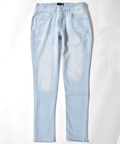 MinoriTY（マイノリティ）の「ストレッチスーパースキニーデニムパンツ（デニムパンツ・メンズ・ブラック/サックスブルー/ブルー系その他/ホワイト/グレー/インディゴブルー・M/XL/S/L）」の16枚目の写真