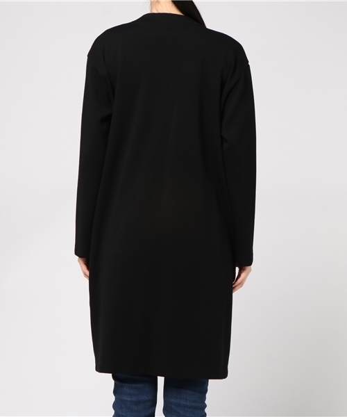 ZUCCa（ズッカ）の「(S)ダンボールジャージィー（カーディガン/ボレロ・レディース・ブラック/グレー・M size）」の8枚目の写真