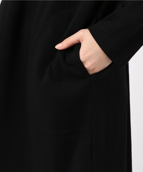 ZUCCa（ズッカ）の「(S)ダンボールジャージィー（カーディガン/ボレロ・レディース・ブラック/グレー・M size）」の5枚目の写真