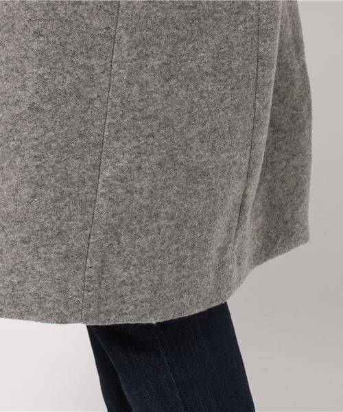 earth music&ecology（アースミュージックアンドエコロジー）の「・ビックシルエットチェスターコート（チェスターコート・レディース・ベージュ/ネイビー/ライトグレー・FREE）」の9枚目の写真