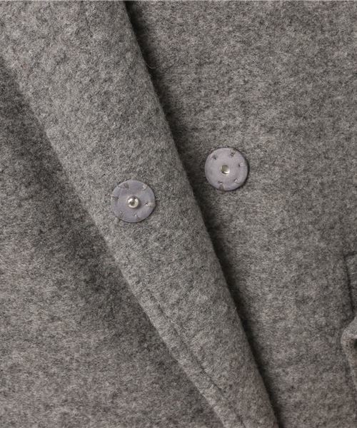 earth music&ecology（アースミュージックアンドエコロジー）の「・ビックシルエットチェスターコート（チェスターコート・レディース・ベージュ/ネイビー/ライトグレー・FREE）」の10枚目の写真