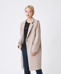 TRUNO by NOISE MAKER | カシミヤ10%入りコクーンチェスターコート(その他アウター)