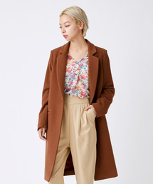 カシミヤ10%入りコクーンチェスターコート