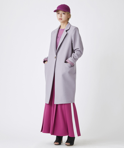 TRUNO by NOISE MAKER（トルノバイノイズメーカー）の「カシミヤ10%入りコクーンチェスターコート（その他アウター・レディース・チャコールグレー/ブラウン/グレー系その他/ベージュ系その他・FREE）」の6枚目の写真