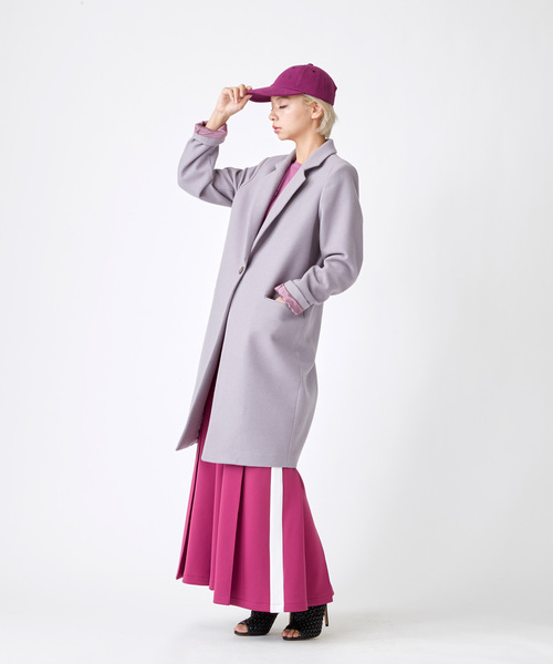 TRUNO by NOISE MAKER（トルノバイノイズメーカー）の「カシミヤ10%入りコクーンチェスターコート（その他アウター・レディース・チャコールグレー/ブラウン/グレー系その他/ベージュ系その他・FREE）」の7枚目の写真