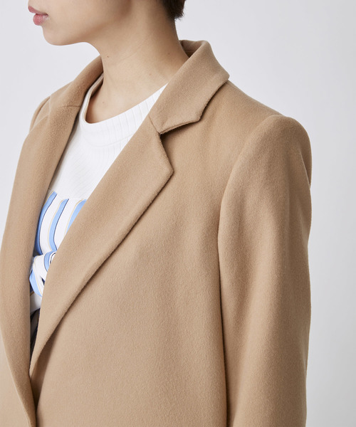 TRUNO by NOISE MAKER（トルノバイノイズメーカー）の「カシミヤ10%入りコクーンチェスターコート（その他アウター・レディース・チャコールグレー/ブラウン/グレー系その他/ベージュ系その他・FREE）」の9枚目の写真