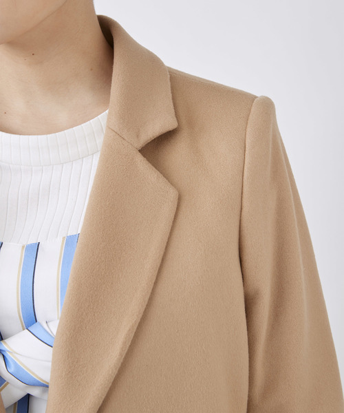 TRUNO by NOISE MAKER（トルノバイノイズメーカー）の「カシミヤ10%入りコクーンチェスターコート（その他アウター・レディース・チャコールグレー/ブラウン/グレー系その他/ベージュ系その他・FREE）」の22枚目の写真