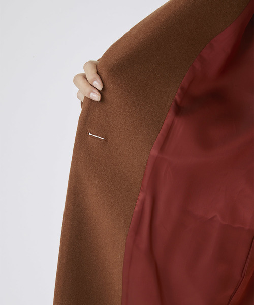 TRUNO by NOISE MAKER（トルノバイノイズメーカー）の「カシミヤ10%入りコクーンチェスターコート（その他アウター・レディース・チャコールグレー/ブラウン/グレー系その他/ベージュ系その他・FREE）」の19枚目の写真