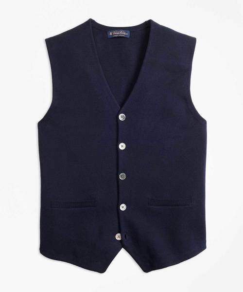 Brooks Brothers スーピマコットンベスト 前開き Brooks Brothers｜スーピマコットン Vネックベスト | Rakuten
