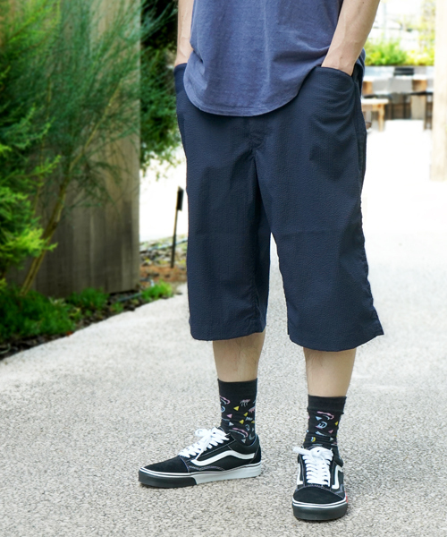 BEN DAVIS/PROJECT LINE（ベンデイビスプロジェクトライン）の「《BEN DAVIS》 PROJECT LINE WIDE SHORTS PANTS（その他パンツ・メンズ・ネイビー/インディゴブルー/カモフラージュ/ブラック系その他・32inch/30inch/34inch/36inch）」の2枚目の写真