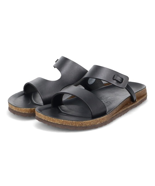 whoop-de-doo（フープディドゥ）の「whoop-de-doo/フープディドゥ（478011）イタリアンレザー フットベッドサンダル（サンダル・メンズ・ブラック/ダークブラウン/ブラウン/レッド/ネイビー/イエロー/グリーン・40/41/42/43/39/44/35/36/37/38/45）」の20枚目の写真