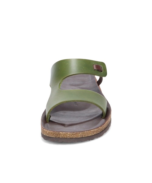 whoop-de-doo（フープディドゥ）の「whoop-de-doo/フープディドゥ（478011）イタリアンレザー フットベッドサンダル（サンダル・メンズ・ブラック/ダークブラウン/ブラウン/レッド/ネイビー/イエロー/グリーン・40/41/42/43/39/44/35/36/37/38/45）」の14枚目の写真