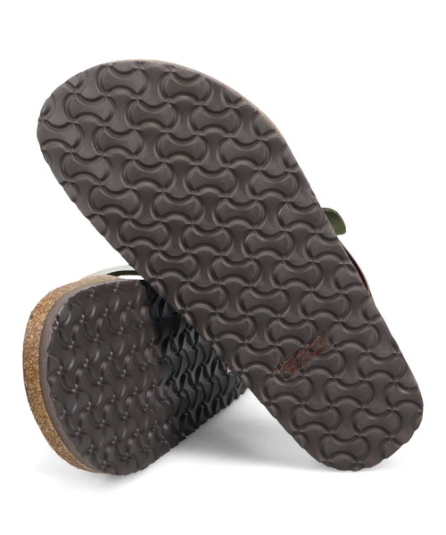 whoop-de-doo（フープディドゥ）の「whoop-de-doo/フープディドゥ（478011）イタリアンレザー フットベッドサンダル（サンダル・メンズ・ブラック/ダークブラウン/ブラウン/レッド/ネイビー/イエロー/グリーン・40/41/42/43/39/44/35/36/37/38/45）」の15枚目の写真