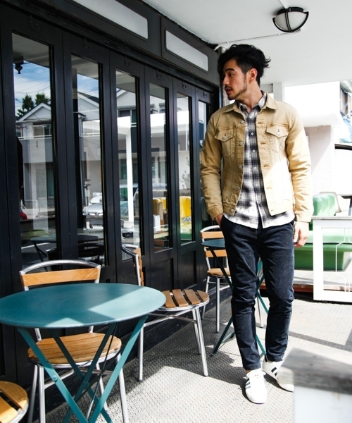 BAYFLOW（ベイフロー）の「コーデュロイスリムパンツ 18AW（その他パンツ・メンズ・ブラック/ベージュ/カーキ・SMALL/MEDIUM/LARGE/X-LARGE）」の2枚目の写真