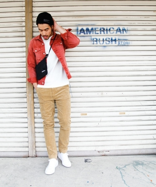 BAYFLOW（ベイフロー）の「コーデュロイスリムパンツ 18AW（その他パンツ・メンズ・ブラック/ベージュ/カーキ・SMALL/MEDIUM/LARGE/X-LARGE）」の4枚目の写真