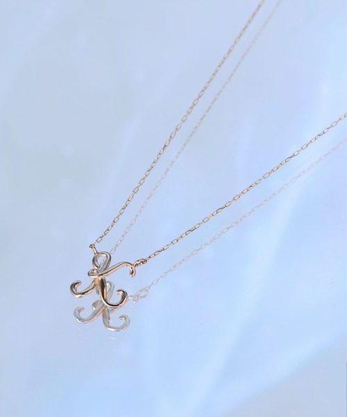 K10】イニシャルネックレス/40.5cm（ネックレス）｜JUPITER