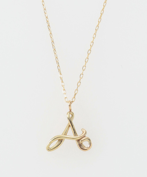 K10】イニシャルネックレス/40.5cm（ネックレス）｜JUPITER