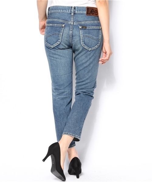 NANO universe（ナノユニバース）の「Lee/NU別注 テーパードスリム   デニムパンツ（デニムパンツ・レディース・インディゴブルー/ホワイト/ブラック・X-SMALL/SMALL/MEDIUM）」の5枚目の写真