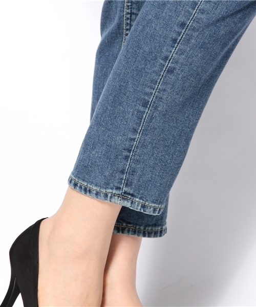 NANO universe（ナノユニバース）の「Lee/NU別注 テーパードスリム   デニムパンツ（デニムパンツ・レディース・インディゴブルー/ホワイト/ブラック・X-SMALL/SMALL/MEDIUM）」の9枚目の写真